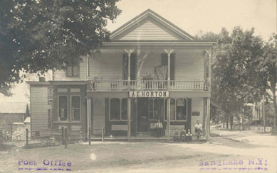 A.E. Horton's store in Sand Lake. Click on the picture to see a larger version.