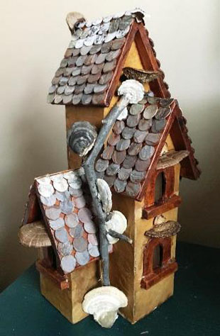Elaine Wilson's birdhouse