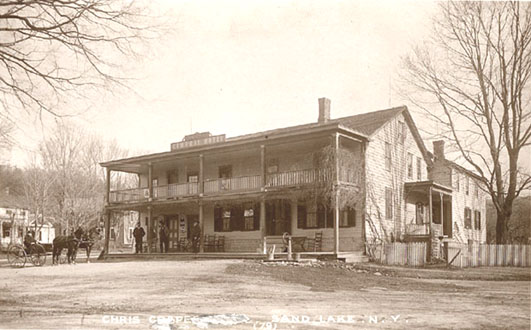 Crape's Hotel, Sand Lake; click on the image for a larger version