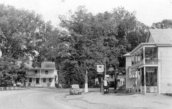 another view of Nash's store and Mobil gas pump; click for a larger version