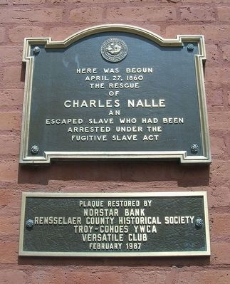 Nalle plaque in Troy
