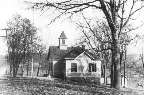 District 7 two-room schoolhouse (now American Legion)