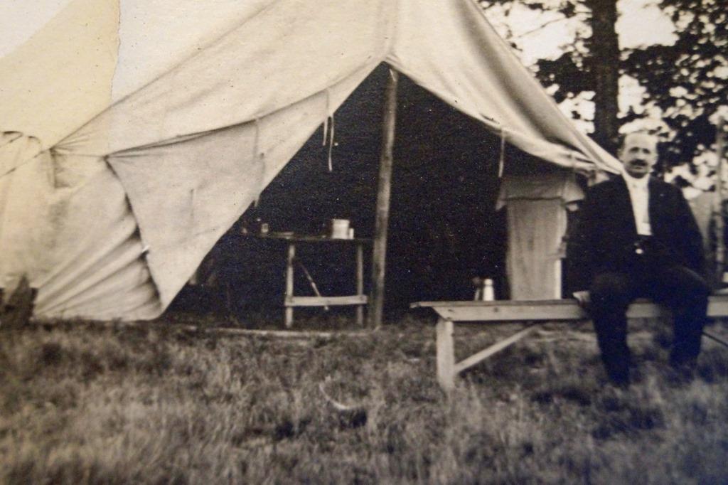early tent at Methodist Farm