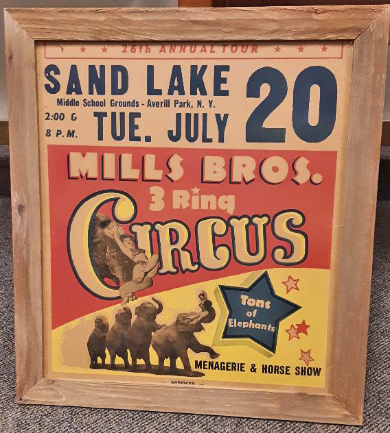 Mills Bros. circus poster 1965