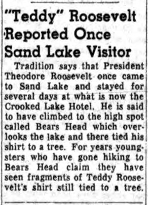 Troy Times Record article, August 12, 1958; click to enlarge