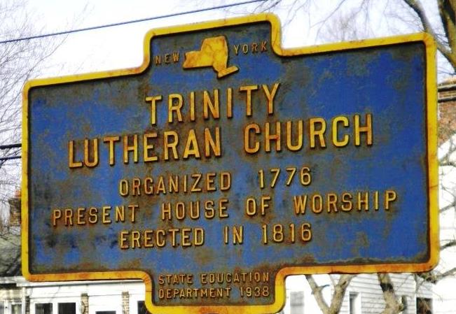 Lutheran church marker 2022