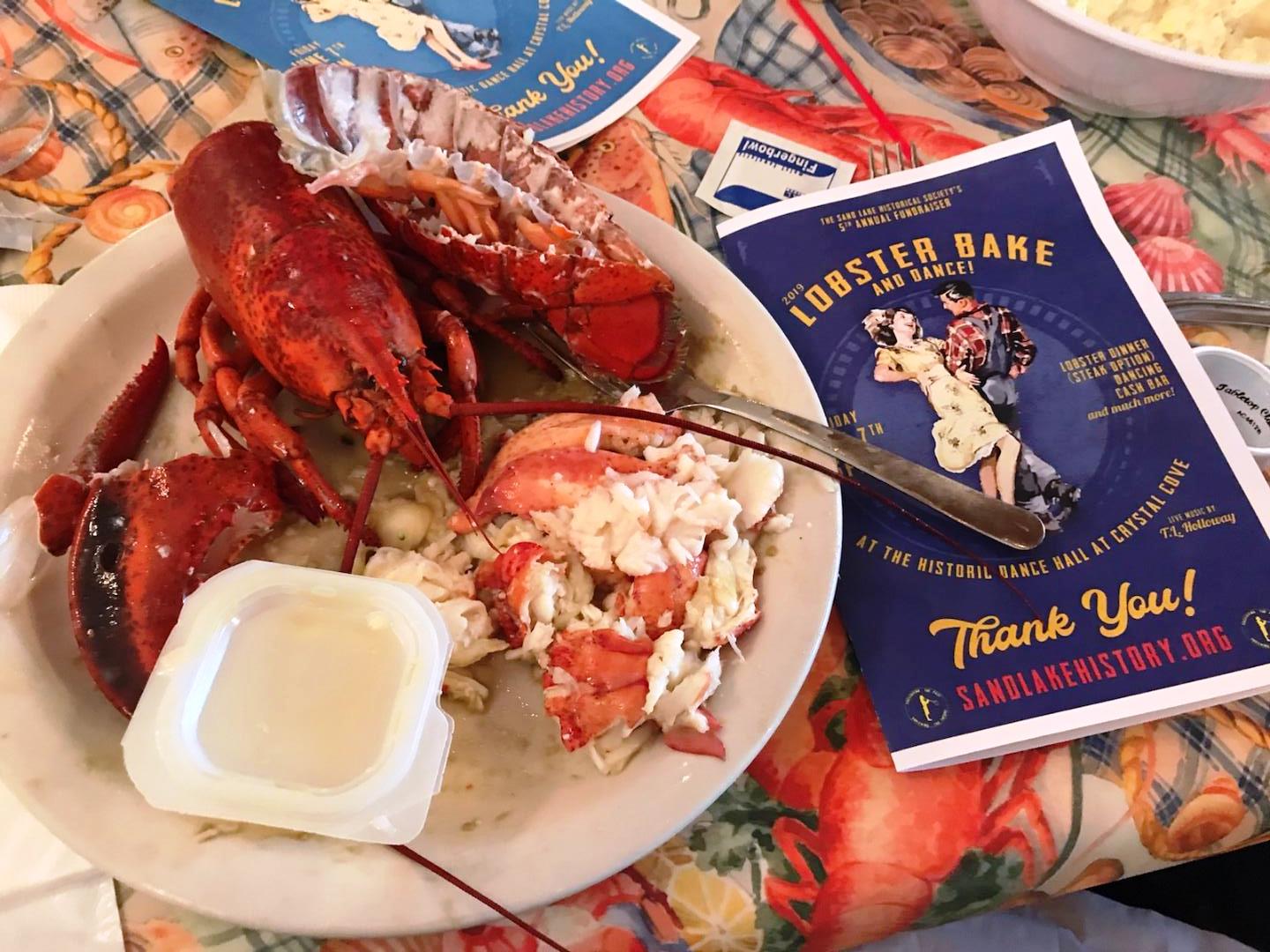 lobster dinner plate and program