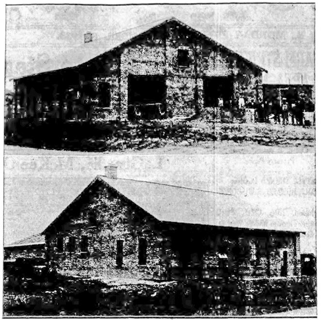 town garage newspaper photo 1933