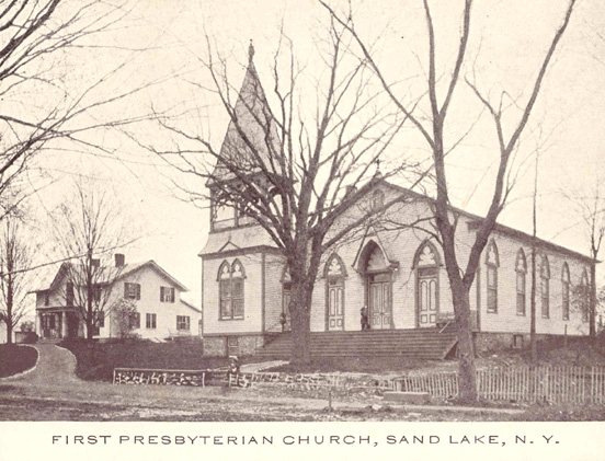 First Presbyterian Church of Sand Lake, NY, now Sand Lake Center for the Arts.