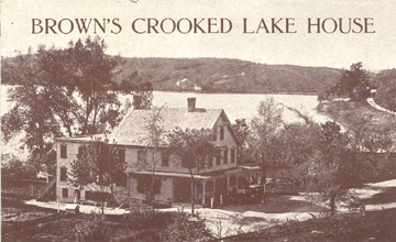 Brown's Crooked Lake House, near Averill Park, NY.
