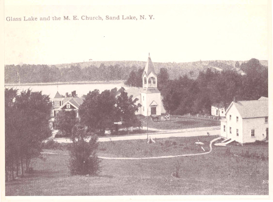 The Glass Lake Methodist Episcopal Church, near Averill Park, NY.